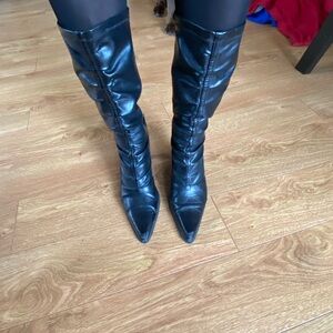 Franco Sarto Black Boots size 7